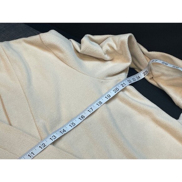 Gilligan & O'Malley Cream Colored Long Robe Sz S - Picture 5 of 9
